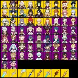 【UE】 AR59 | 65 personagens | 22 lendários personagens | 8 lendario armas 1